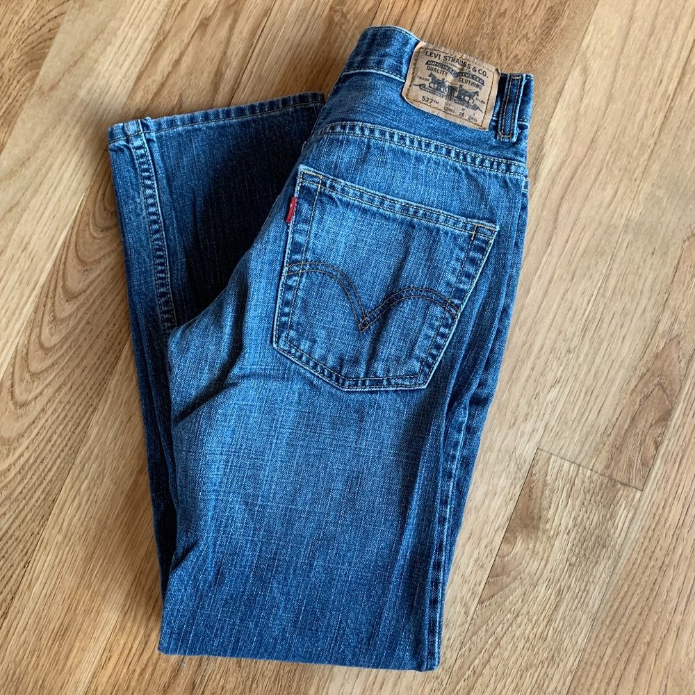 Levi's 527 Boot Cut Boy's Jeans - Size 12 Regular (26 x 26 1/2")